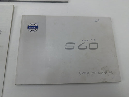 2015 Volvo S60 Owners Manual User Guide Handbook Booklet Set OEM