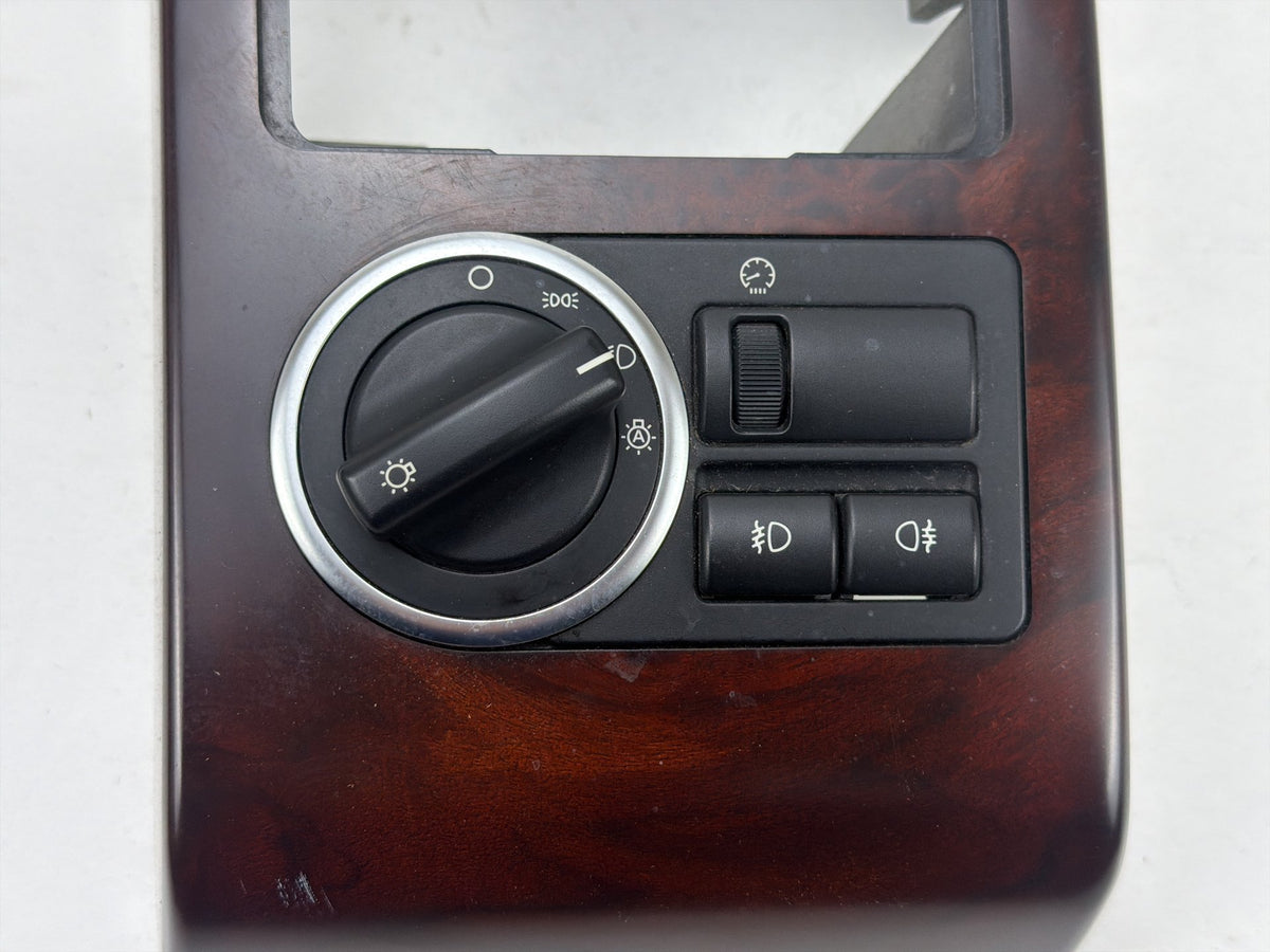 2010-2012 Land Rover Range Rover L322 Left Dash Headlight Switch Trim Bezel OEM