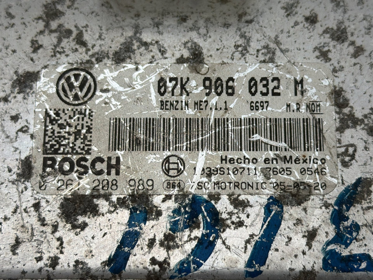 2006 Volkswagen Jetta 2.5L Engine Control Module Unit ECU 07K906032M OEM