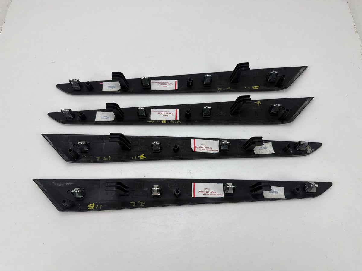 2014-2017 Maserati Ghibli Interior Door Trim Panels Set of 4 670015139 OEM