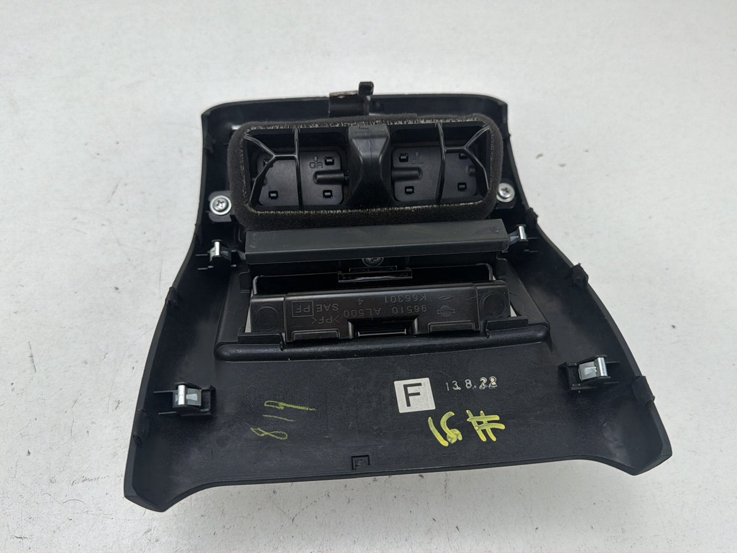 2014-2020 Infiniti Q50 V37 Floor Center Console Rear Air Vent Trim Cover OEM