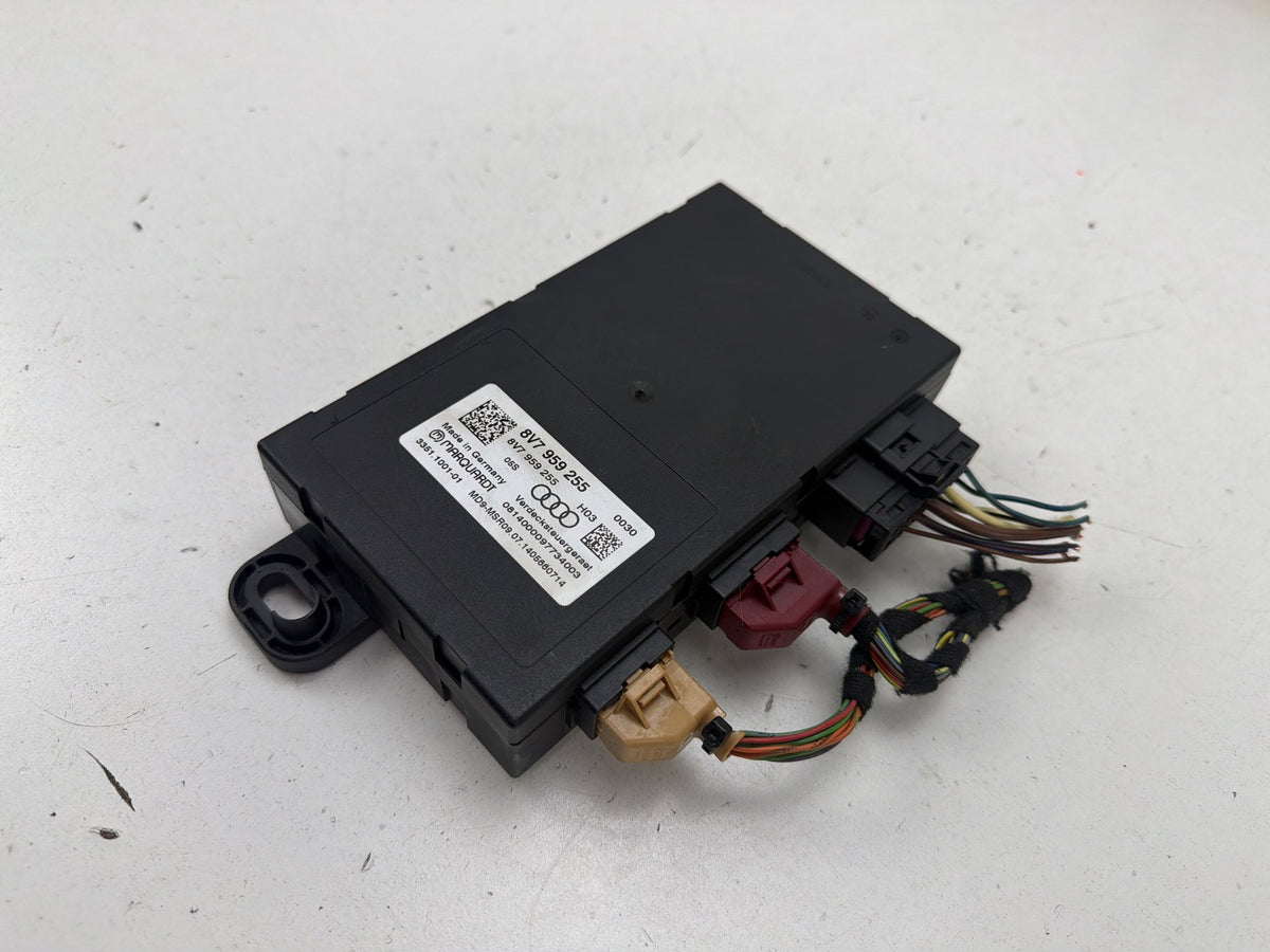 2015-2020 Audi A3 Cabriolet Convertible Soft Top Roof Control Module OEM