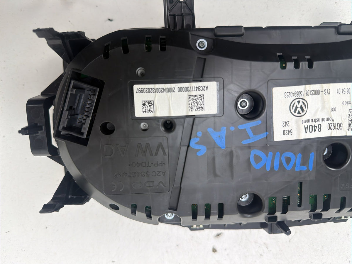 2015-2017 Volkswagen Golf Speedometer Instrument Cluster 5G1920840A OEM