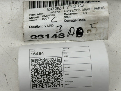 2006-2007 BMW 525I - ABS Anti-Lock Brake Pump Module 0 265 950 668 OEM