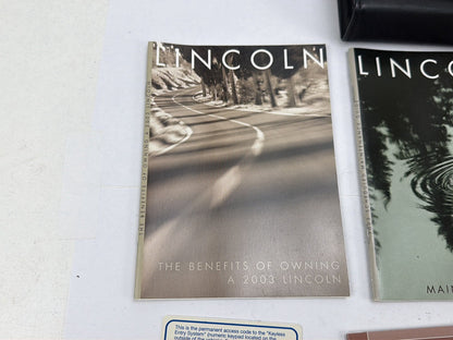 2003 Lincoln Navigator Owners Manual User Guide Portfolio Case Set OEM