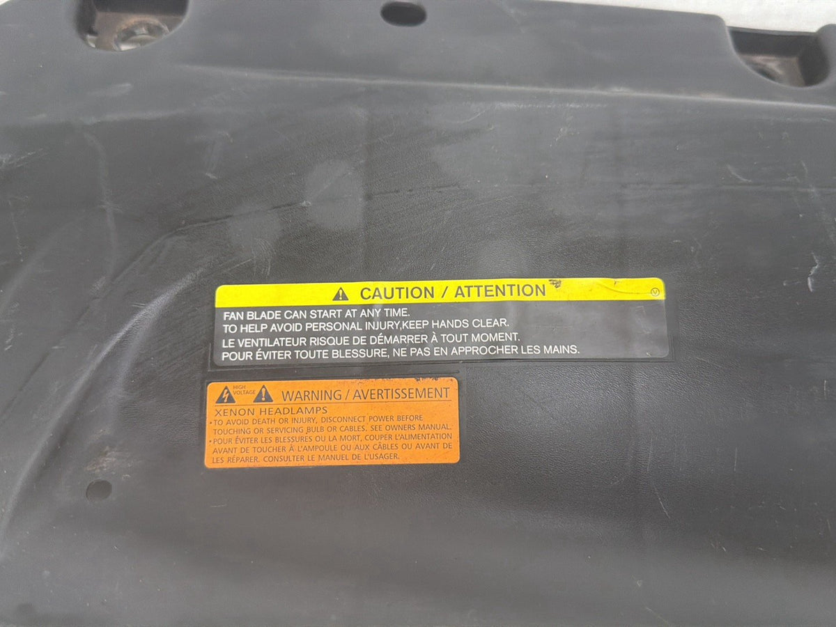 2008-2013 Infiniti G37 Upper Radiator Core Support Cover Panel OEM