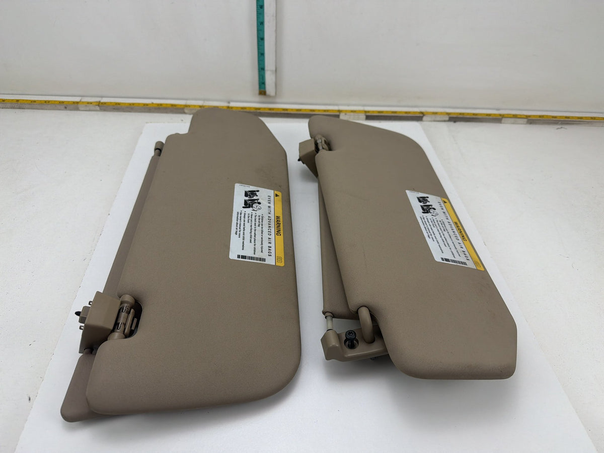 2006-2012 Mercedes-Benz R350 Front Left/Right Sun Visor Set Tan Beige OEM