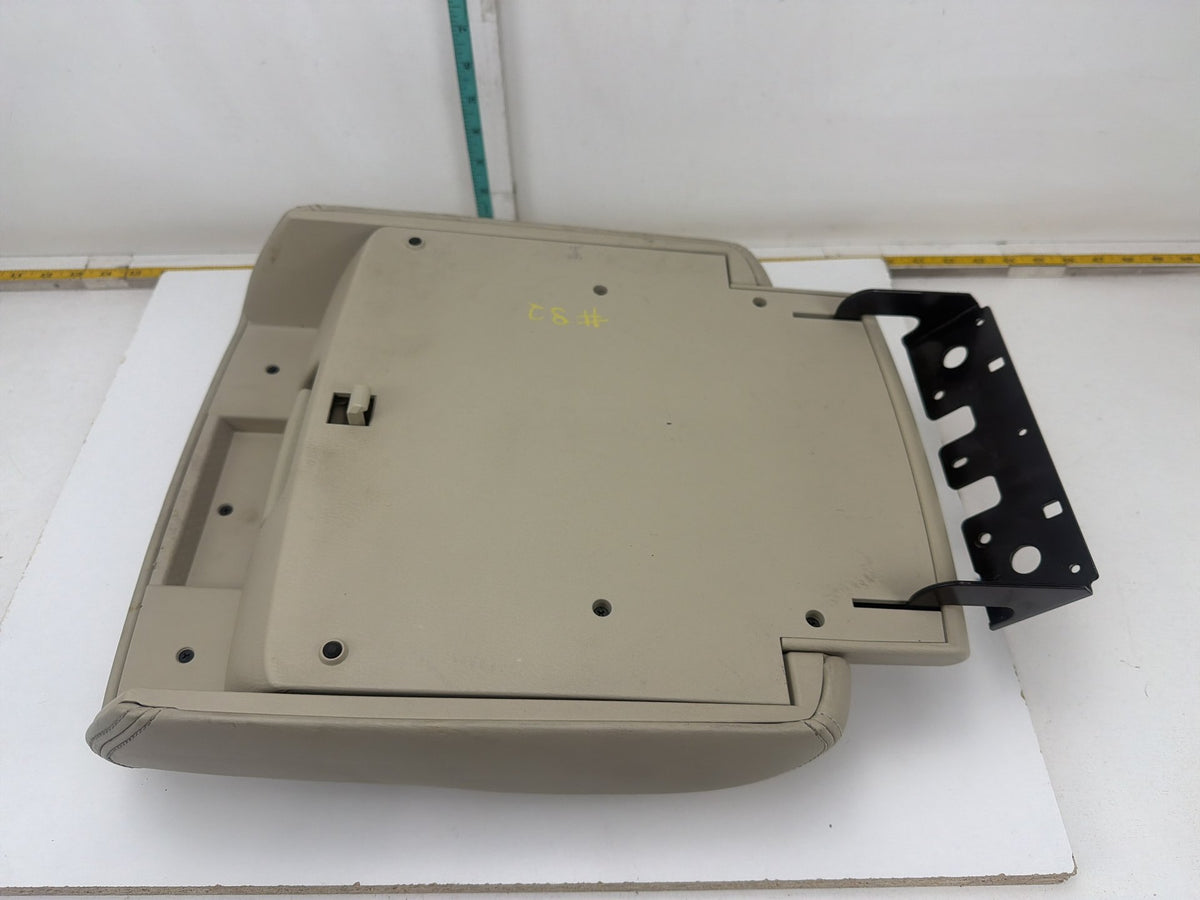 2011-2013 Infiniti QX56 Front Center Console Lid Armrest Beige Leather OEM