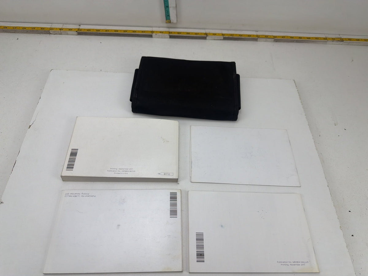 2018 Nissan Sentra Owner's Manual Guide Book Set w/ Case OEM