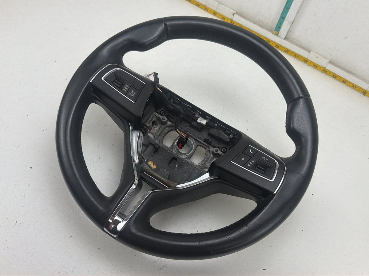 2014-2017 Maserati Ghibli Black Steering Wheel W/Audio Cruise Switches OEM