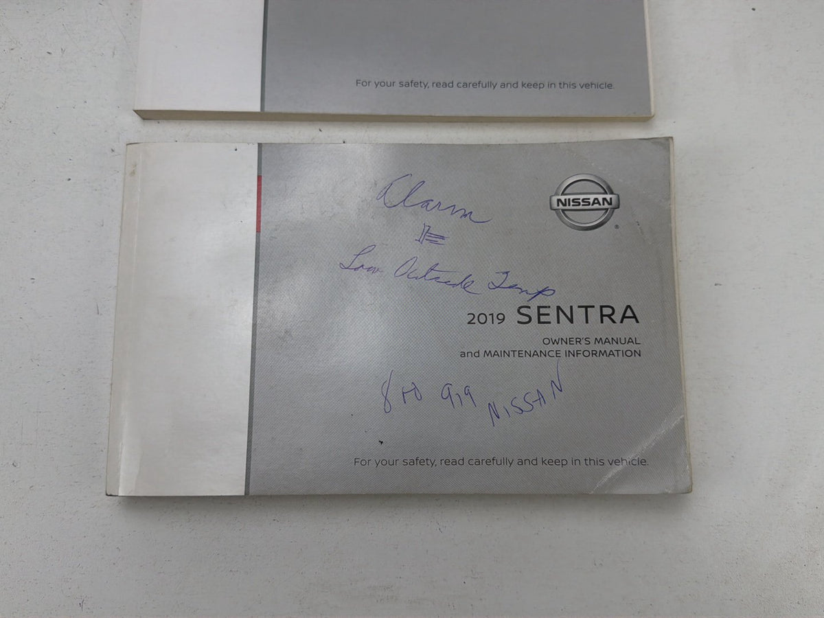 2015-2019 Nissan Sentra Owners Manual Book Set OEM