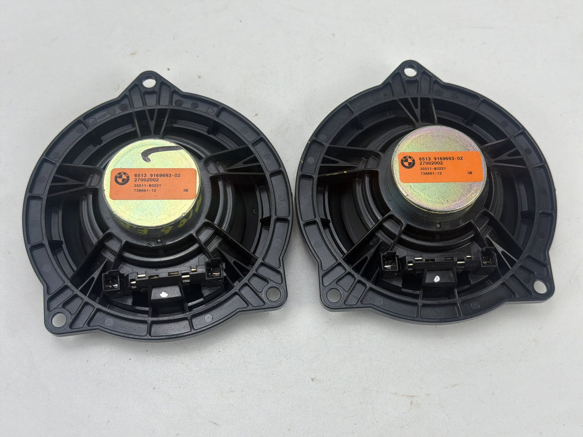 2011-2013 BMW 550i xDrive F10 Sound Door Speakers Pair 6513 9169693-02 OEM