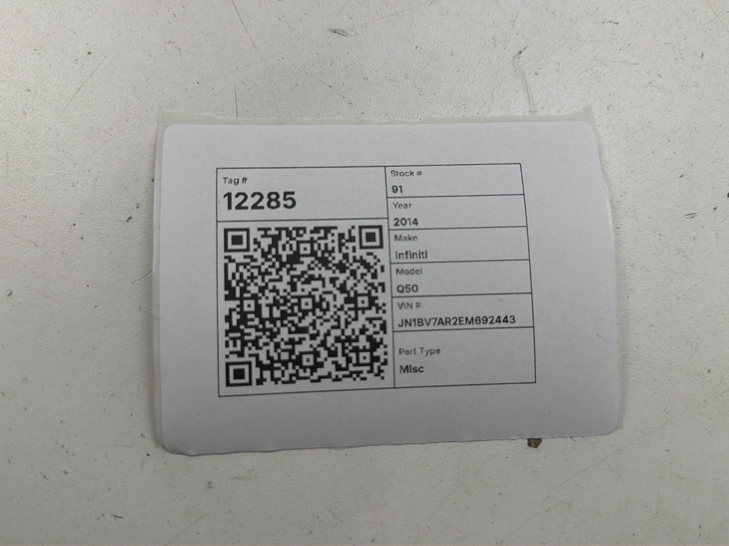 2014-2016 Infiniti Q50 V37 - Integrated Dynamic Control Module 476A04FG0B OEM