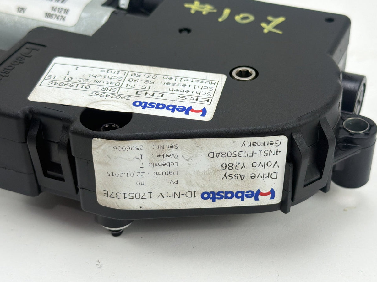 2011-2018 Volvo S60 Sunroof Moonroof Power Motor 1736847 A OEM