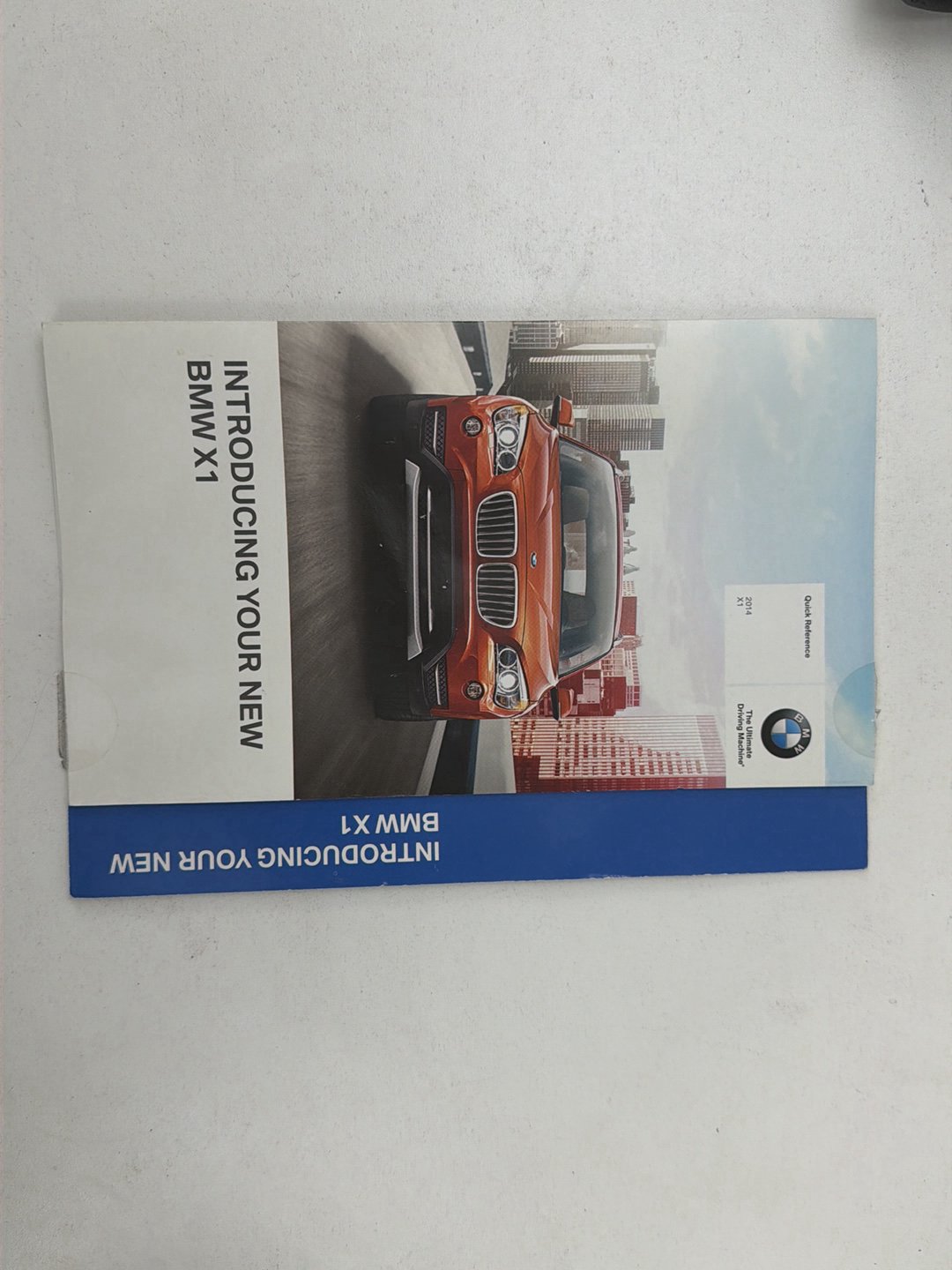 2013-2015 BMW X1 E84-Owners Manual With Case OEM