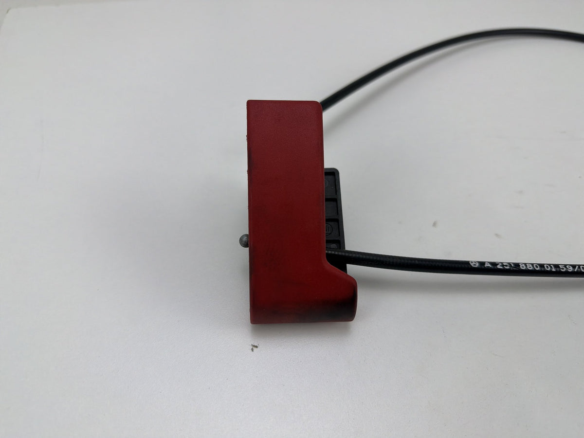 2006-2012 Mercedes-Benz R350 Hood Release Cable with Pull Handle A2518800159 OEM