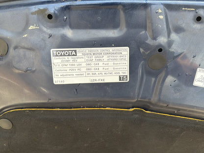 2010-2015 Toyota Prius W30- Front Hood Cover Panel Assembly Blue OEM