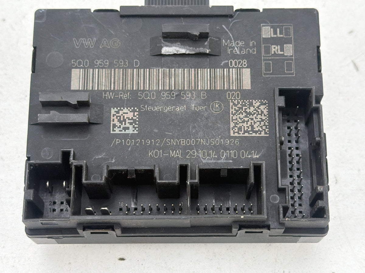 2015-2020 Audi A3 Left Driver Side Door Window Motor Control Module OEM
