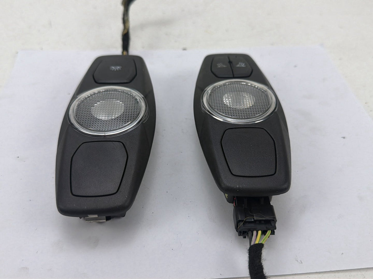 2011-2015 Ford Explorer Rear Roof Overhead Dome Reading Map Light Lamps Pair OEM