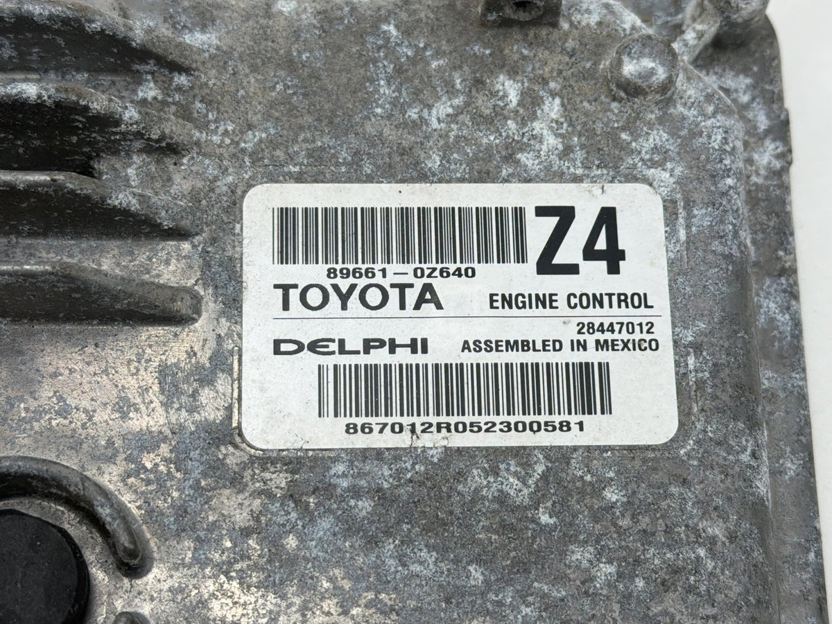 2016 Toyota Corolla Engine Computer Control Module Unit ECU 89661-0Z640 OEM