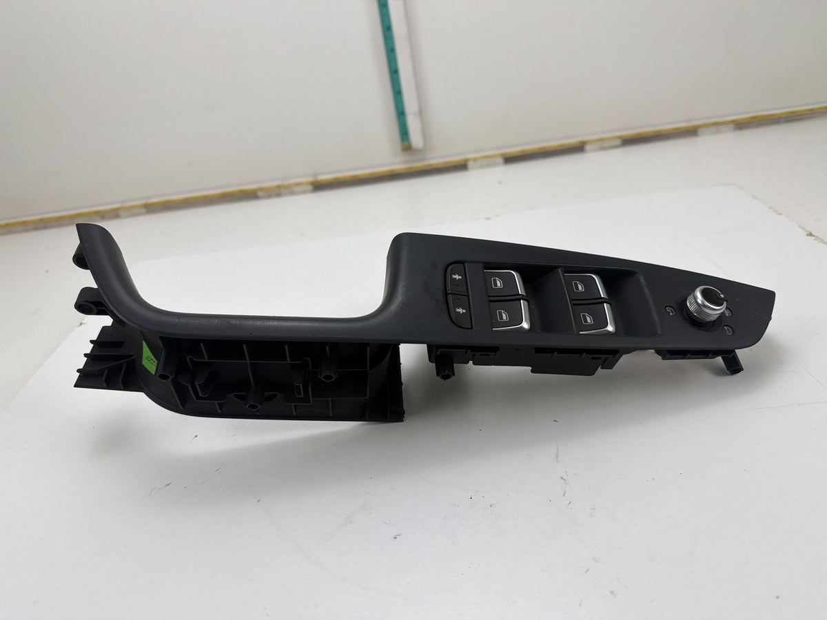 2012-2018 Audi A7 Quattro Front Left Door Master Window Switch w/ Bezel Trim OEM