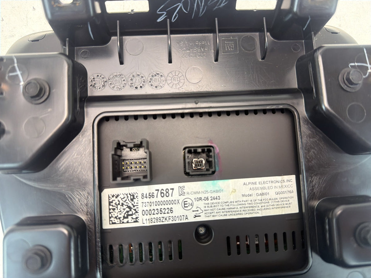 2019-2023 Chevrolet Malibu Information Radio Display Screen 84567687 OEM