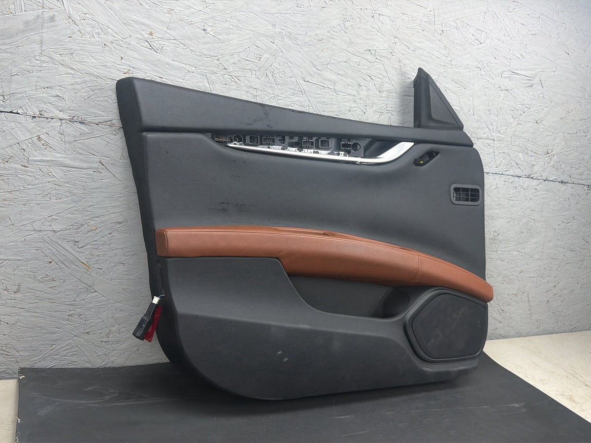 2014-2020 Maserati Ghibli Front Left Driver Side Interior Door Panel Trim OEM