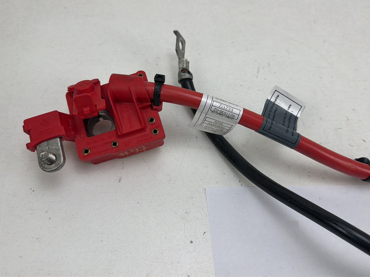 2011-2016 BMW 528i F10 Positive Battery Cable Terminal Wire Safety Fuse OEM