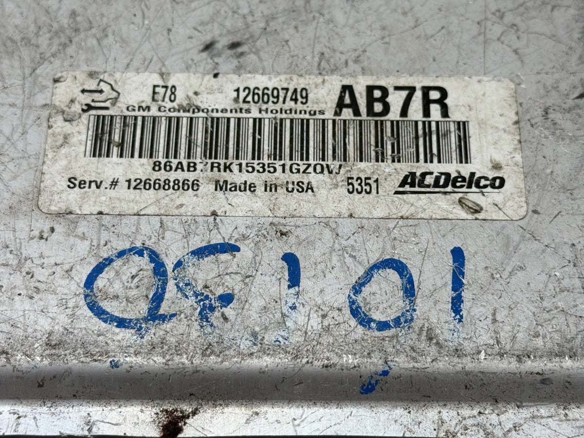 2012-2016 Chevrolet Sonic Engine Computer/ ECU Module 12668866 OEM