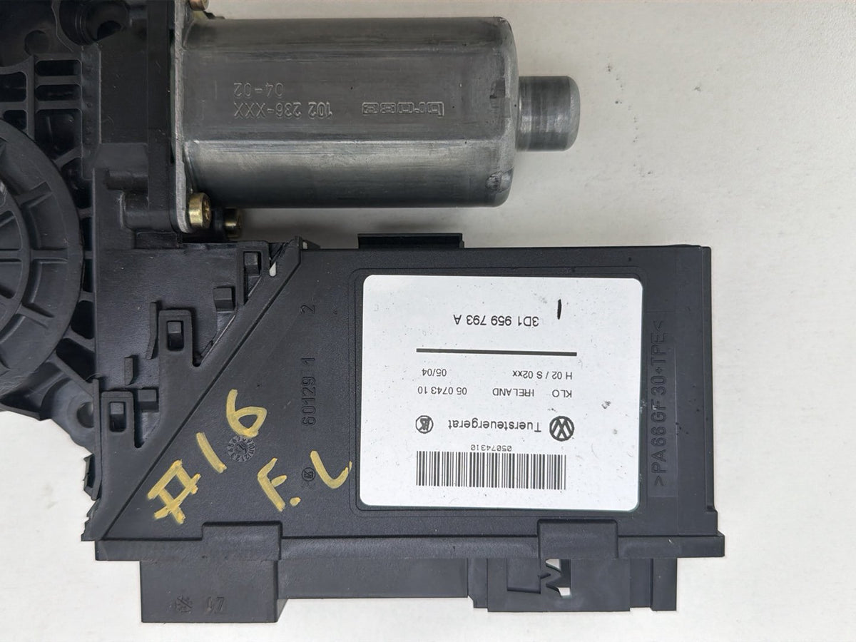2003-2006 Porsche Cayenne Front Left Door Window Regulator Motor 7L0959701A OEM