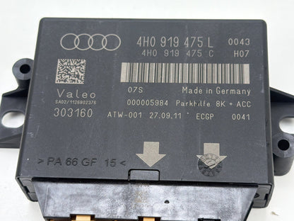 2012-2018 Audi A7 Parking Aid Assist Control Module 4H0919475L OEM