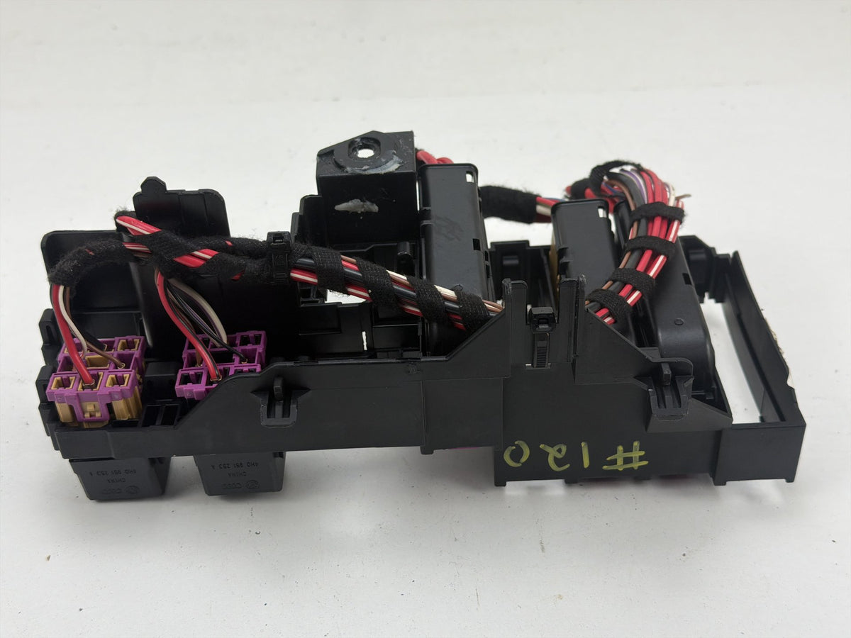 2013-2017 Audi Q5 Rear Right Trunk Cavity Fuse Box Relay Panel Carrier OEM