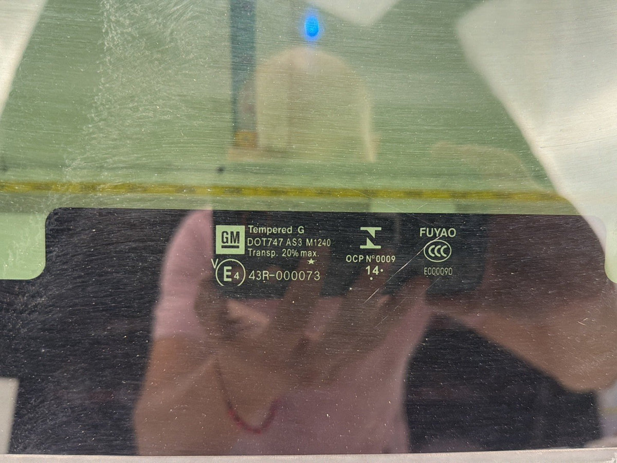 2013-2019 Chevrolet Sonic Roof Sunroof Glass OEM