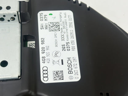 2012-2015 Audi A7 Instrument Gauge Cluster Speedometer 4G8 920 982 OEM