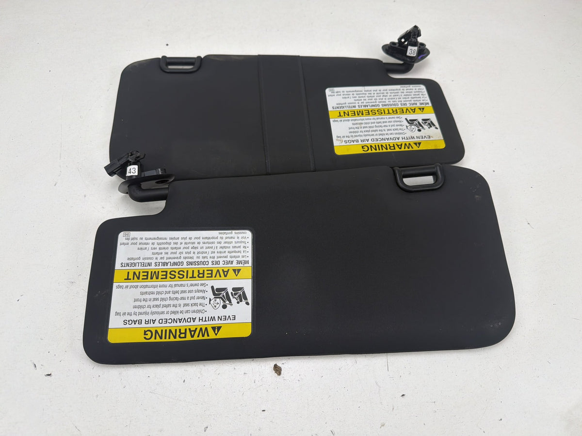 2013-2020 Subaru BRZ Front Right Passenger & Left Driver Side Sun Visor Set OEM