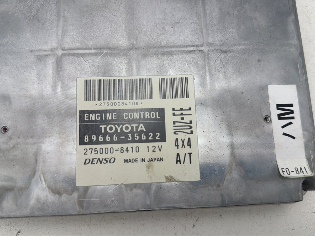 2003-2009 Toyota 4Runner Engine Control Unit ECU ECM Computer 89666-35622 OEM