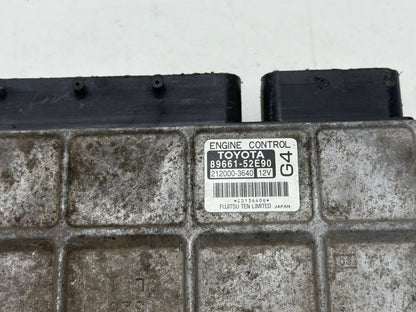 2006-2008 Toyota Yaris 1.5L Engine Control Module ECM ECU 89661-52E90 OEM