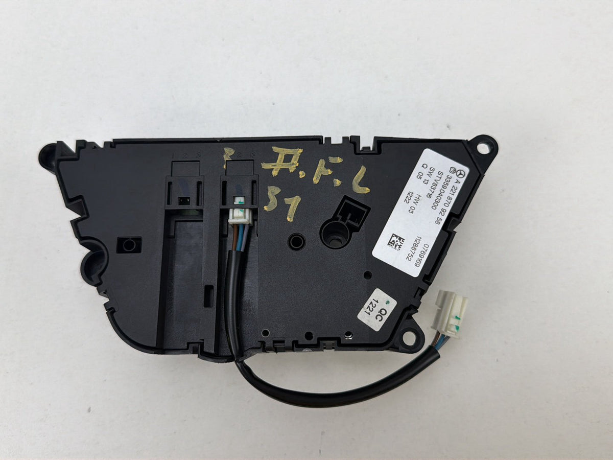 2007-2013 Mercedes-Benz S-Class W221-Front LH Seat Control Switch 2218709258 OEM
