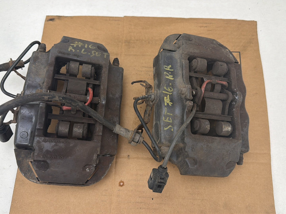 2004-2010 Porsche Cayenne 9PA-Rear Left & Right Brake Caliper Set 207673034A OEM