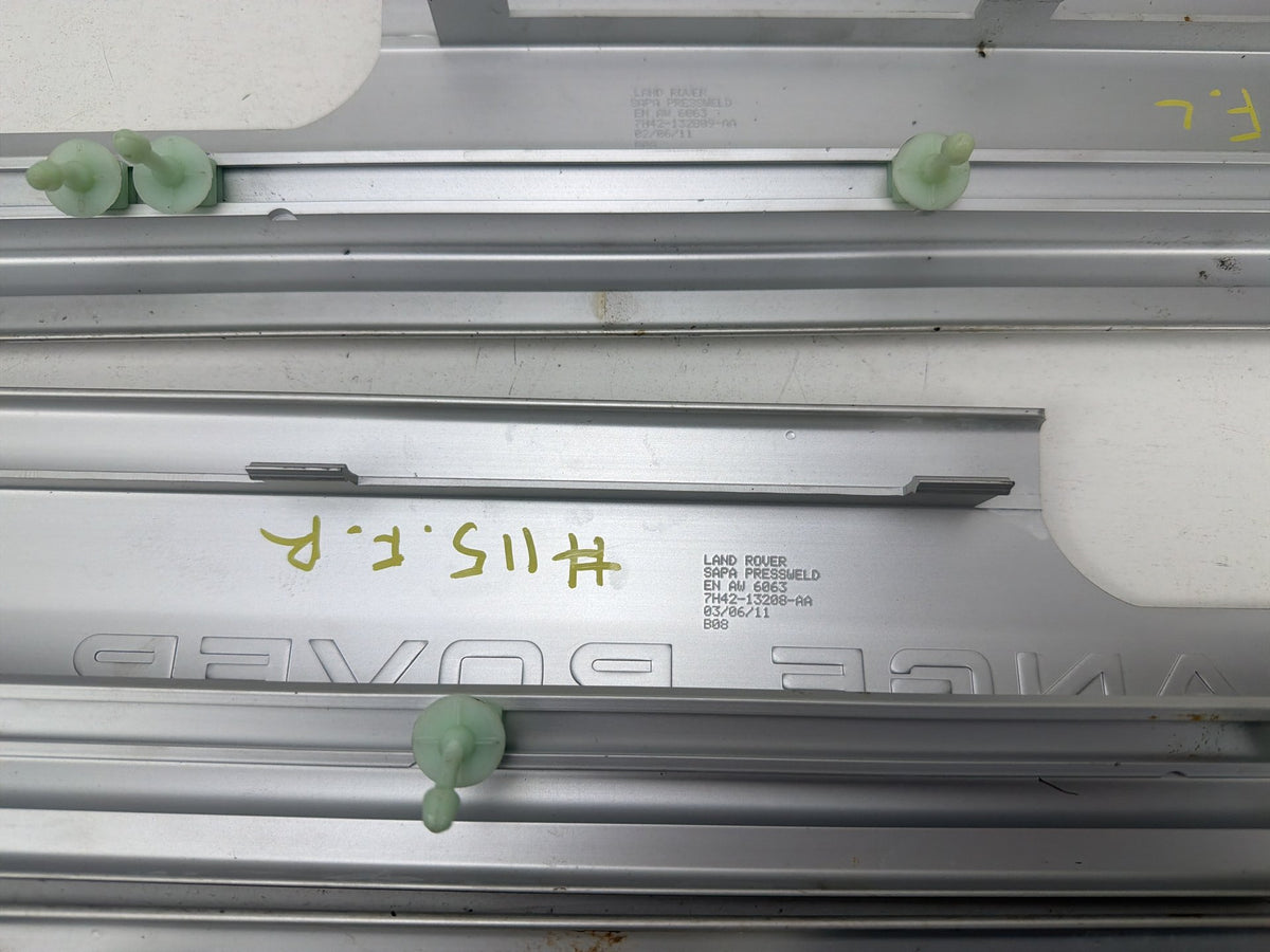 2010-2013 Land Rover Range Rover Door Sill Scuff Plates Set 7H42-132B09-AA OEM