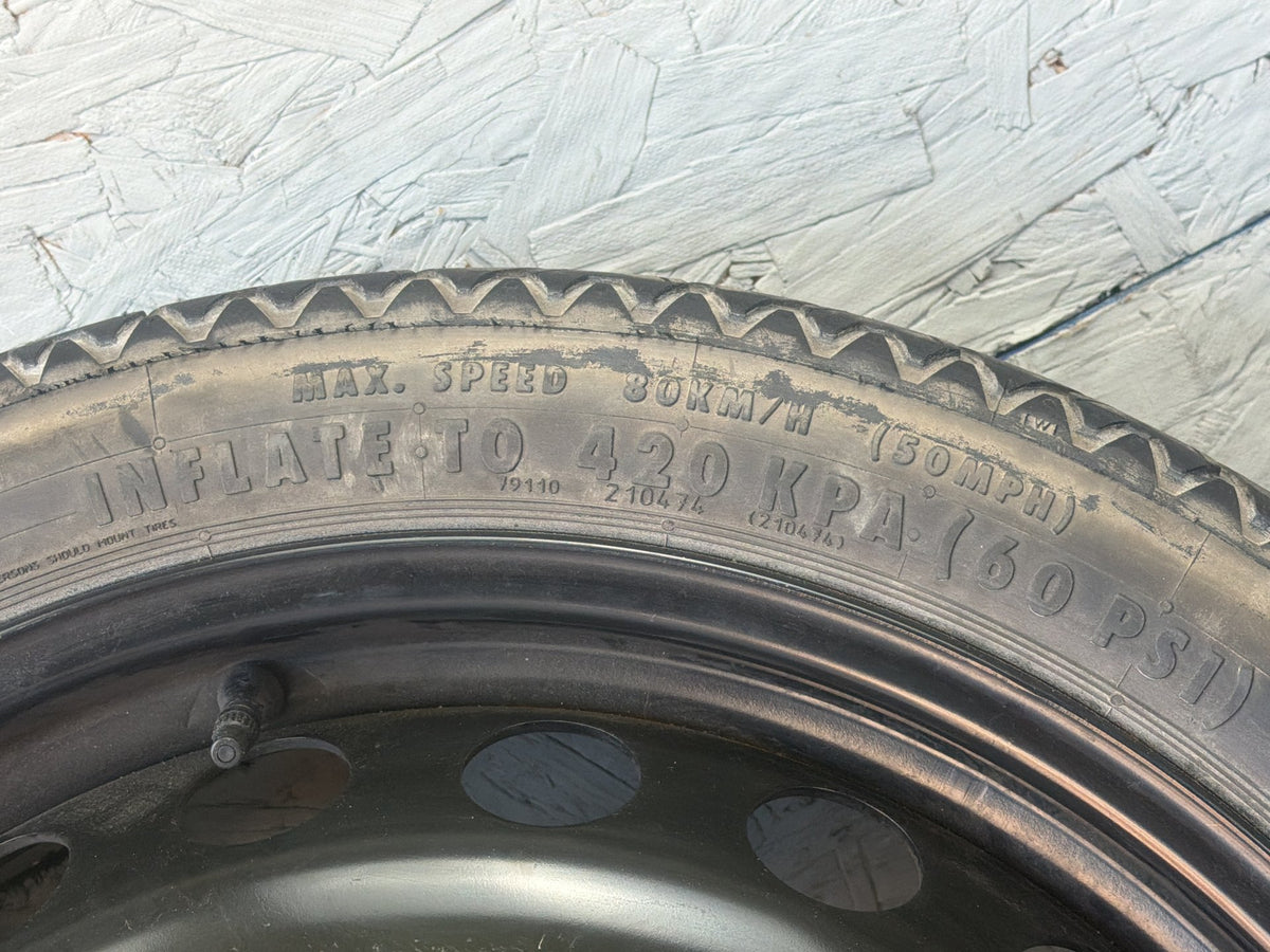 2012-2018 Audi A7 19" Space Saver Spare Wheel Tire 105/70R19 85M 4G0601027 OEM
