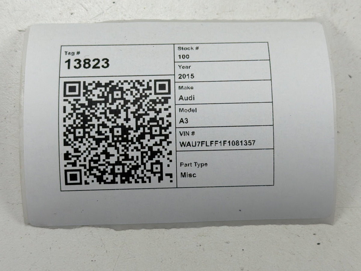 2015-2016 Audi A3 Parking Aid Park Assist Distance Computer Control Module OEM