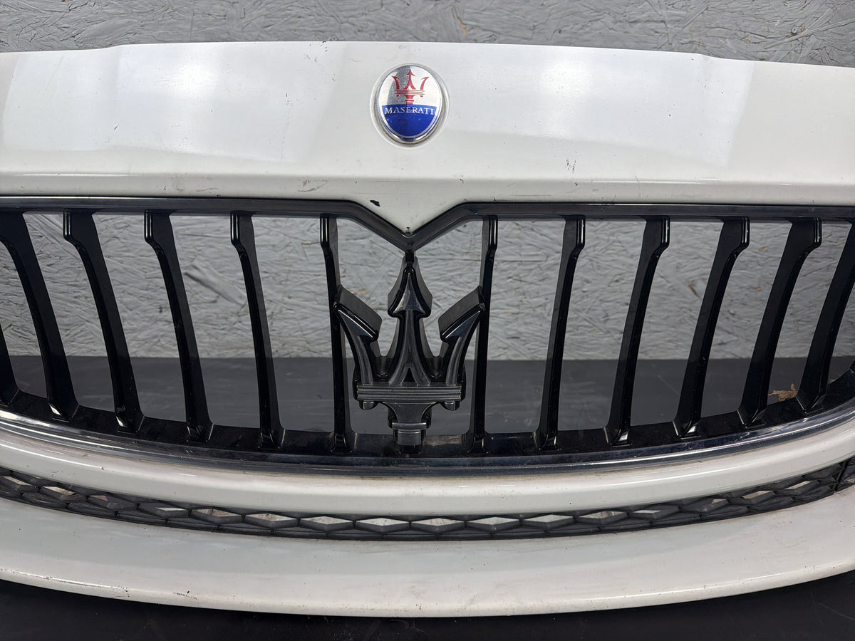2014-2017 Maserati Ghibli Front Bumper Cover Face Assembly Grille Emblem OEM