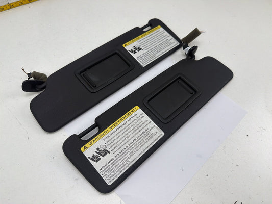 2015-2020 Audi A3 Black Cloth Sun Visors Pair Left Right 8V0857551 OEM