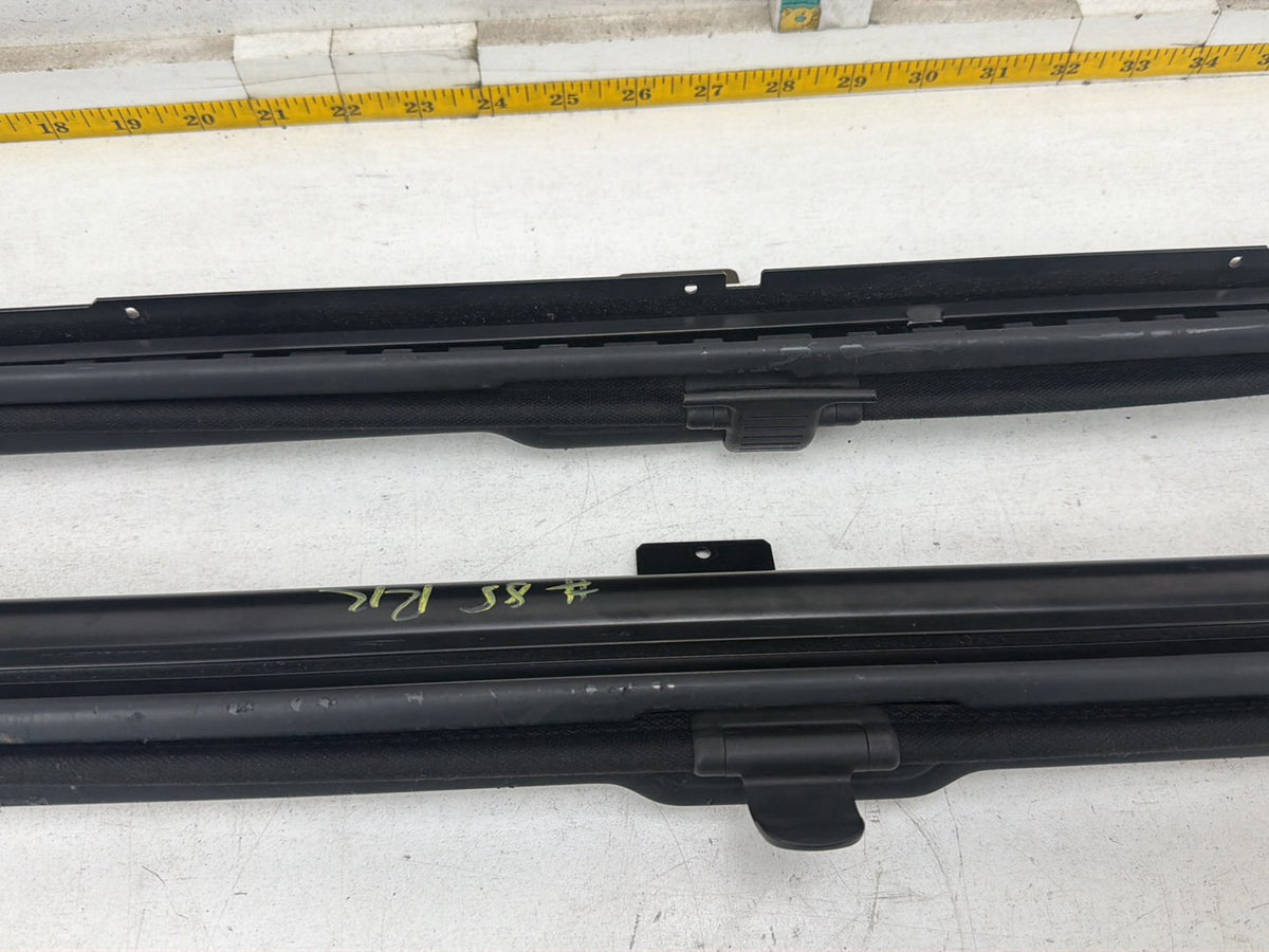 2007-2015 Audi Q7 4L Rear Left & Right Side Door Sunshade Roller Blind Pair OEM