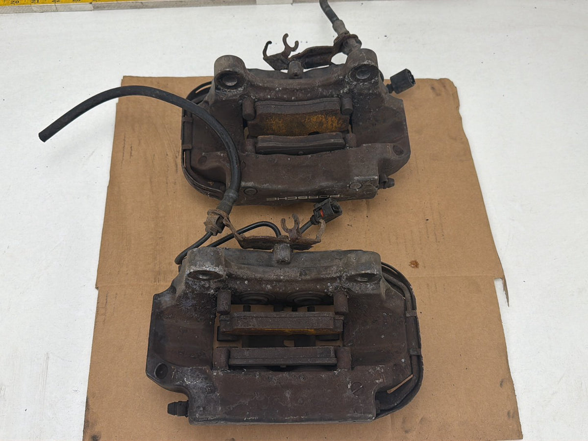 2004-2010 Porsche Cayenne 9PA-Rear Left & Right Brake Caliper Set 207673034A OEM