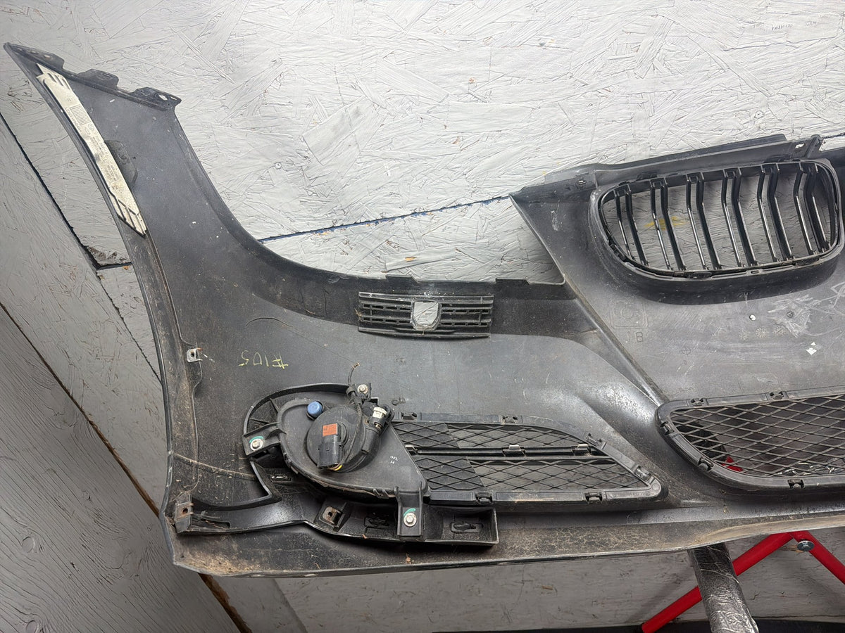 2009-2011 BMW 335i xDrive Front Bumper Cover Assembly W/Grilles Foglights OEM