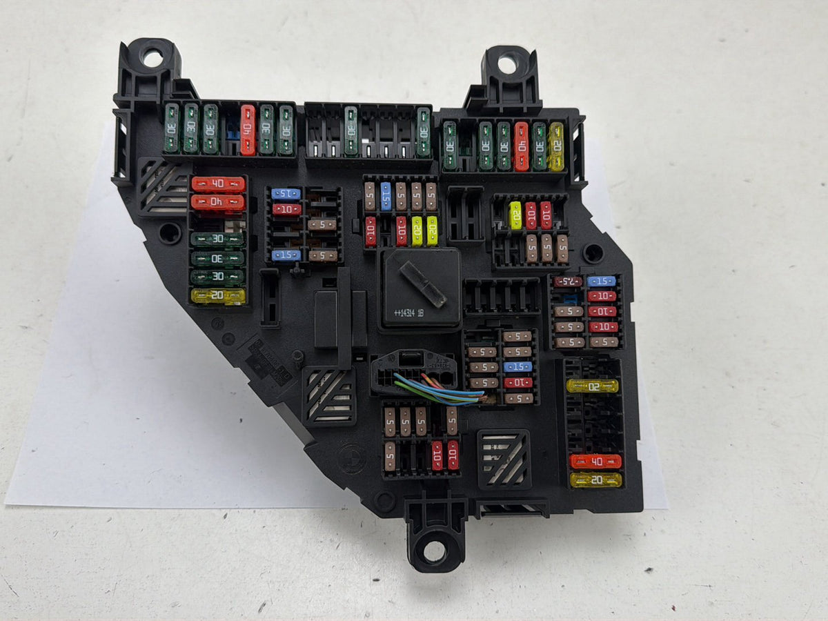 2012-2013 BMW 535i GT Rear Trunk Junction Box Power Distribution Fuse Board OEM