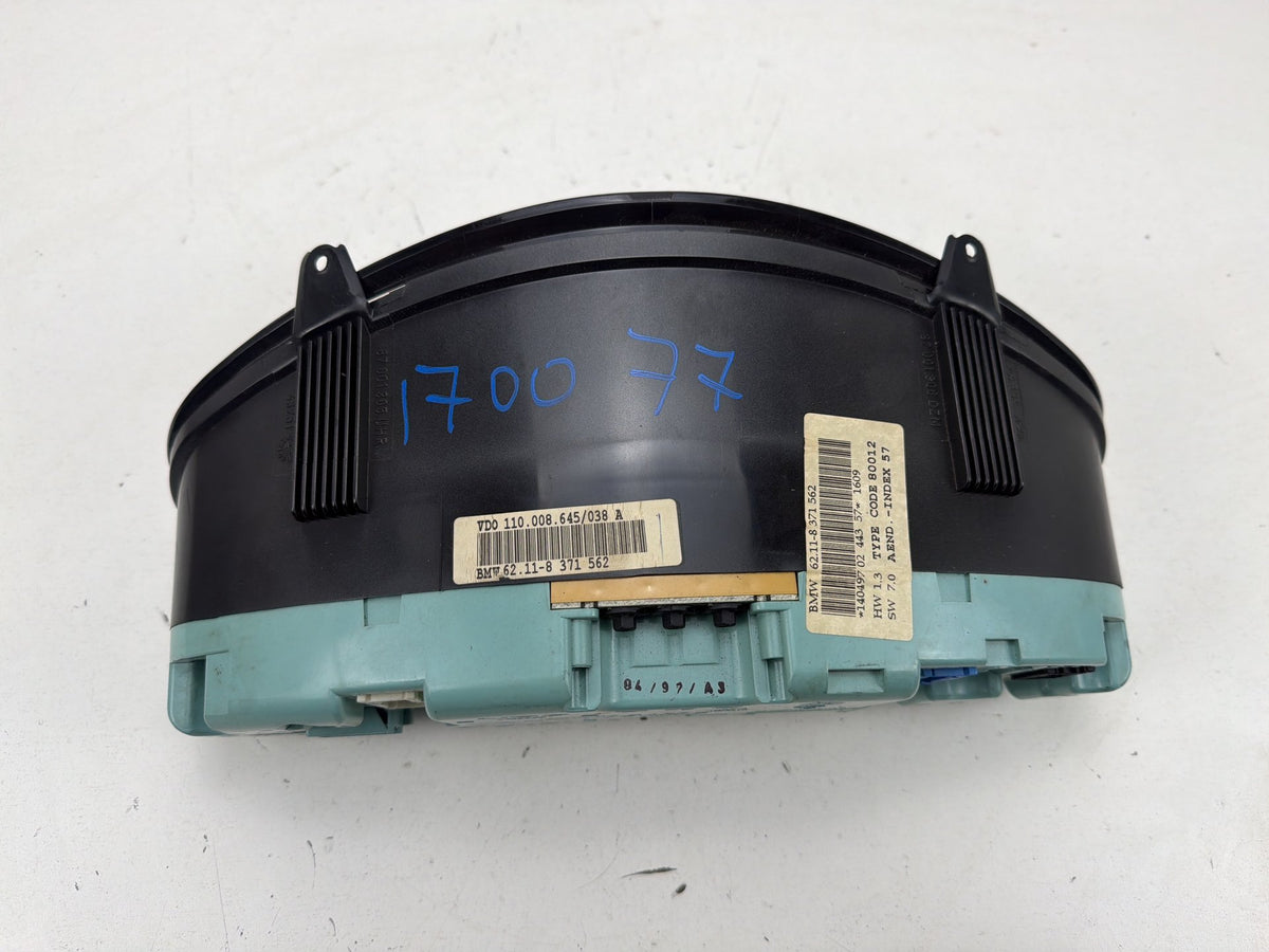 1996-1999 BMW 318ti Speedometer Instrument Gauge Cluster 62.11-8 371 562 OEM