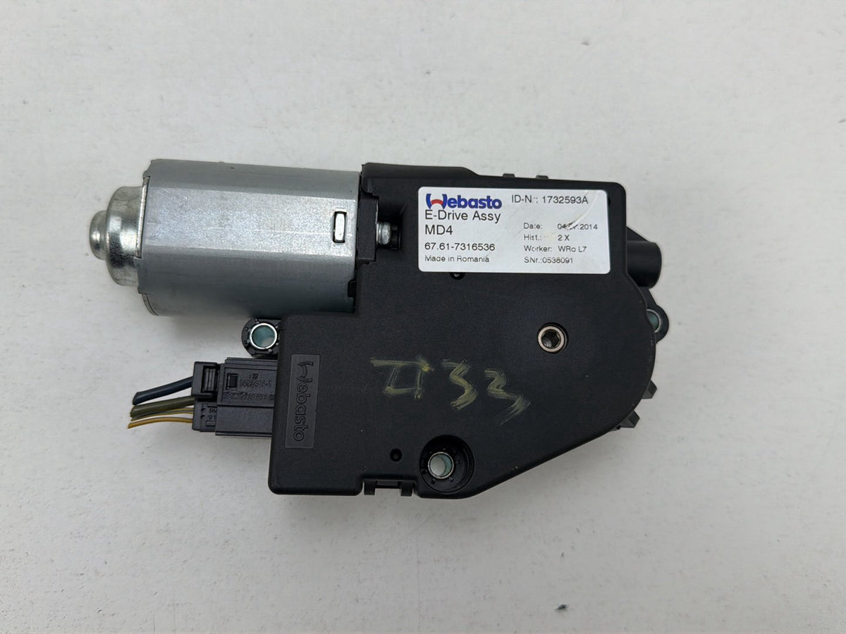 2014-2016 BMW 228i F22 Sun Roof Motor 7316536 OEM